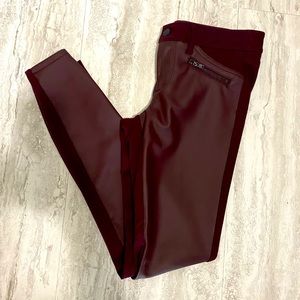 Mossimo Faux Leather Front Leggings